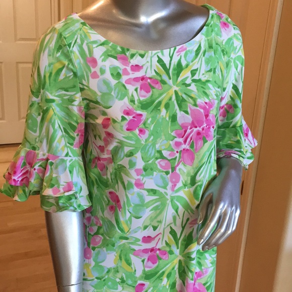 Pappagallo Erika Dress Parrot Green - Picture 2 of 9